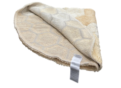 Shop Lorena Canals Washable Rug Round Honeycomb, Golden at GoodBuy Gear