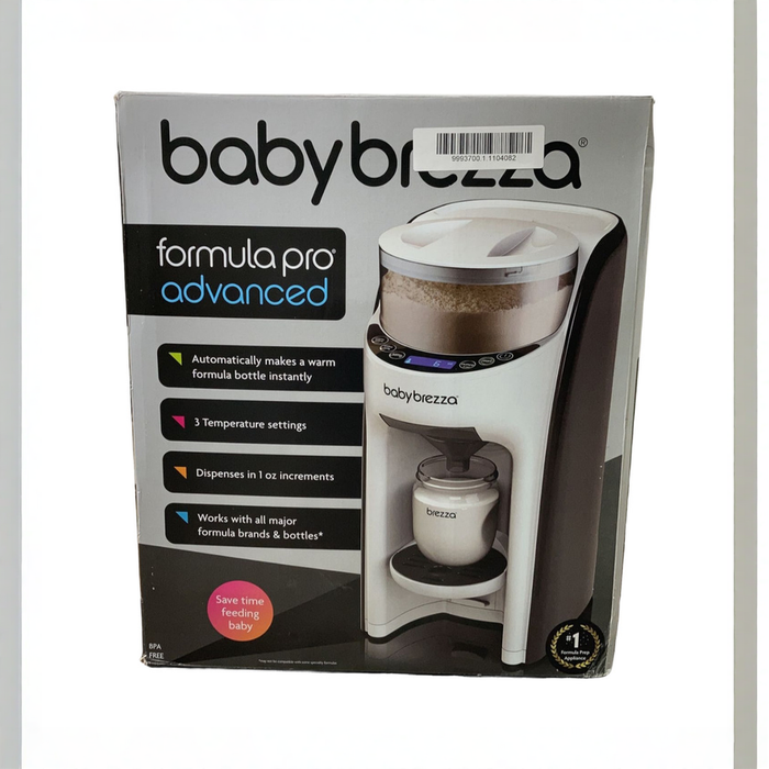 Shop Baby Brezza Formula Pro Advanced Baby Formula Dispenser, White on Black at GoodBuy Gear
