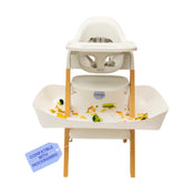 Shop Catchy The Food Catcher For High Chairs, For Mockingbird High Chair, White at GoodBuy Gear