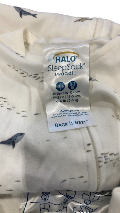 Shop Halo SleepSack Swaddle, Newborn, Ocean Life at GoodBuy Gear