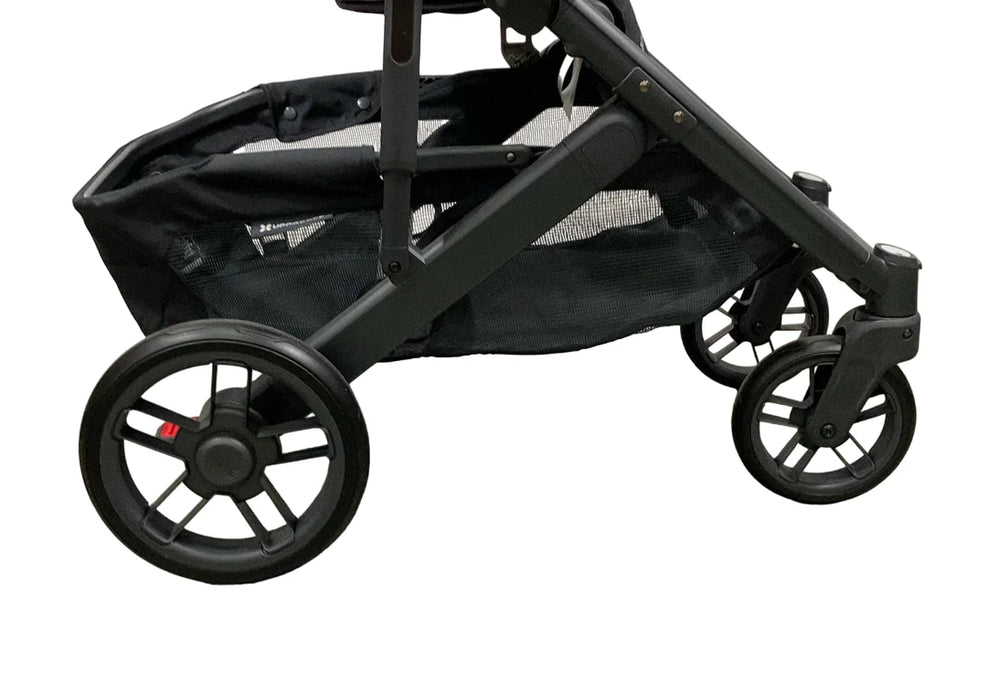 UPPAbaby CRUZ V2 Stroller, 2024, Anthony(White and Grey Chenille) HIDDEN REPLACEMENT #386459-Strollers-GoodBuy Gear