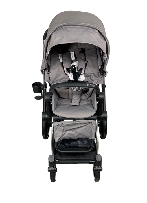 Shop Cybex PRIAM Stroller, 2019, Manhattan Grey, Chrome With Black Details at GoodBuy Gear