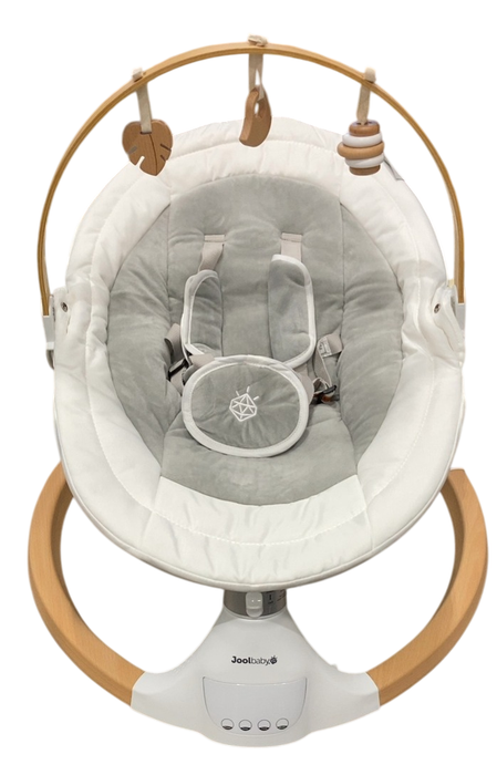 Shop Jool Nova Nature Baby Swing, Wood/White at GoodBuy Gear