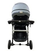 Shop Mockingbird Single 2.0 Stroller, Sky, Windowpane, Silver With Black Leather, 2024 at GoodBuy Gear