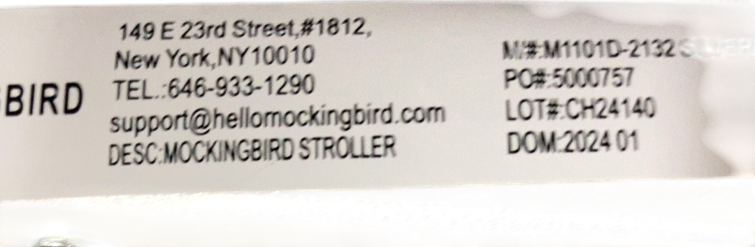 Shop Mockingbird Single 2.0 Stroller, 2024, Sea, Silver With Penny Leather, Windowpane at GoodBuy Gear