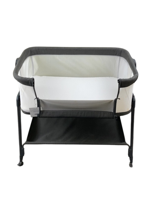 Shop Baby Joy Easy Folding Portable Baby Crib with 7 Adjustable Heights, Black at GoodBuy Gear