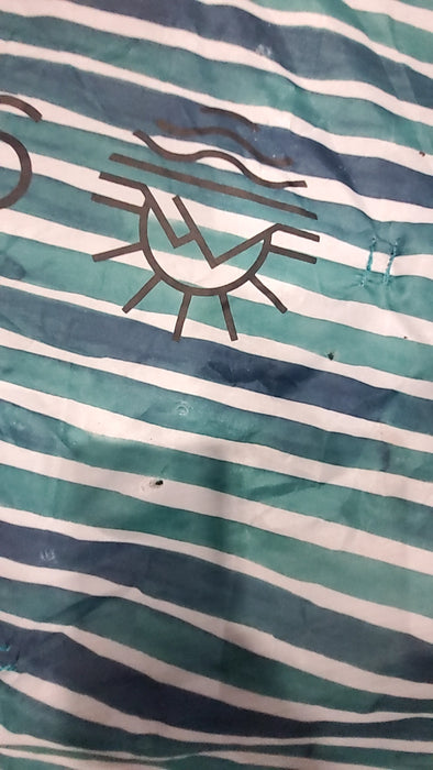 Shop Baby Delight Go With Me Eclipse Portable Playard, Regular, Watercolor Stripe with Grey Canopy at GoodBuy Gear