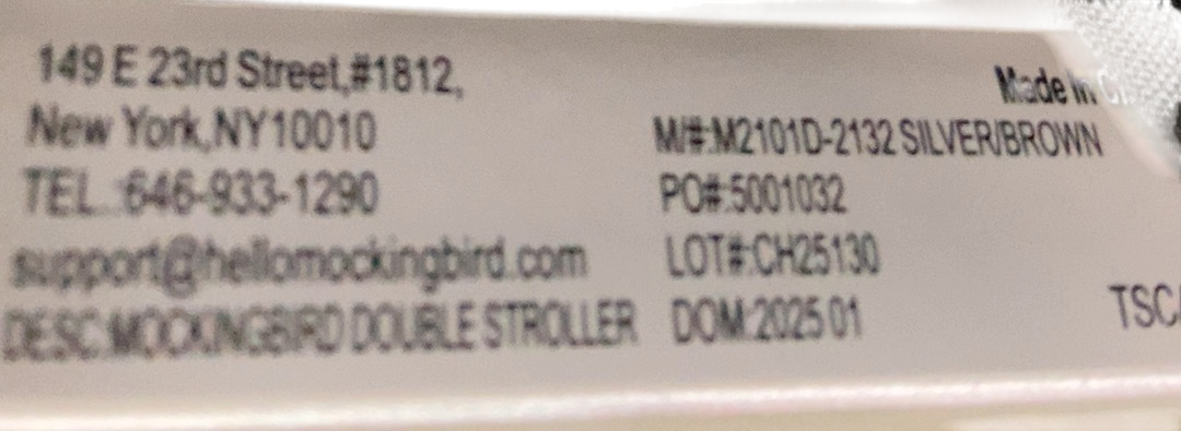 Shop Mockingbird Single to Double 2.0 Stroller, 2025, Black, Silver With Penny Leather, Windowpane at GoodBuy Gear