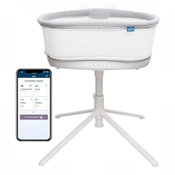 Shop Halo BassiNest Connected Swivel Sleeper 3.0, White/Grey at GoodBuy Gear