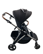 secondhand Mockingbird Single to Double Stroller, 2021, Silver with Penny Leather, Windowpane, Black