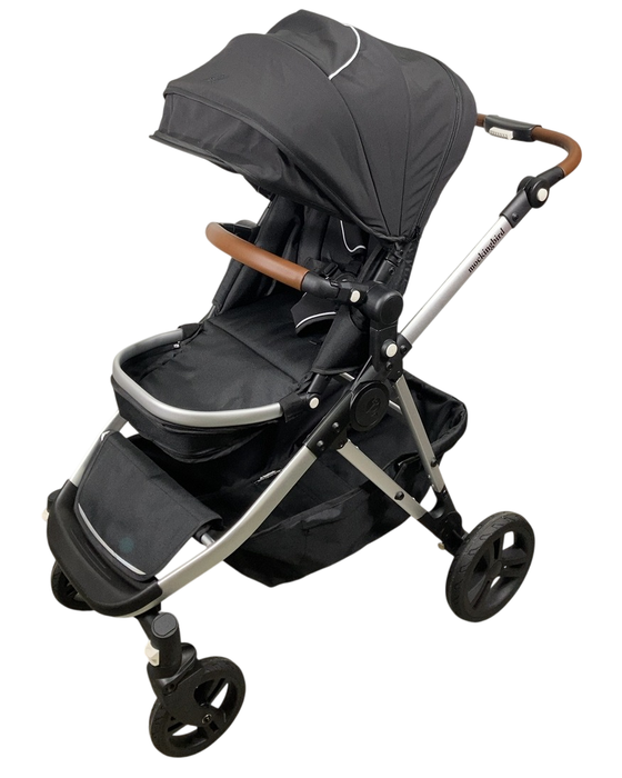 Shop Mockingbird Single to Double 2.0 Stroller, 2024, Black, Silver With Penny Leather, Watercolor Drops at GoodBuy Gear