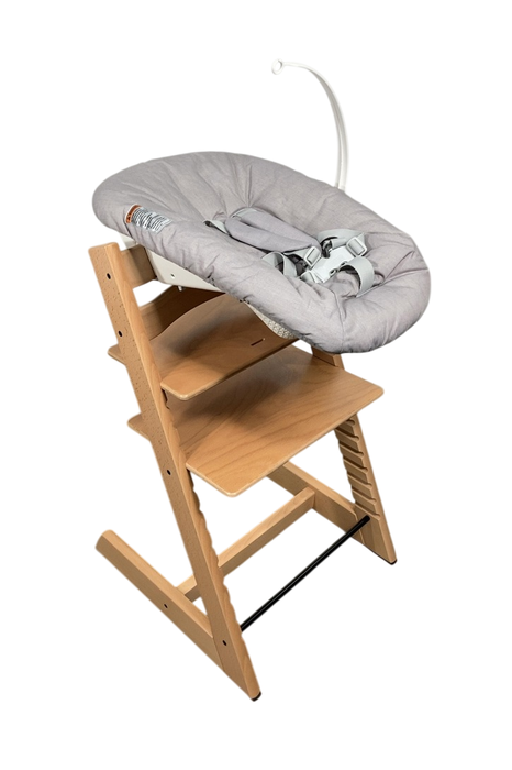 Shop Stokke Tripp Trapp High Chair and Newborn Set Bundle, Natural at GoodBuy Gear