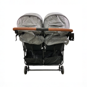 Shop Zoe The Twin V2 Double Stroller, 2025, Luxe Grey at GoodBuy Gear