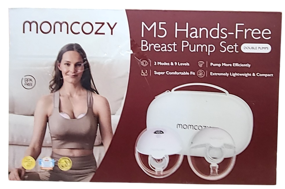 Shop Momcozy All-in-one M5 Double Wearable Breast Pump, Quill Grey at GoodBuy Gear