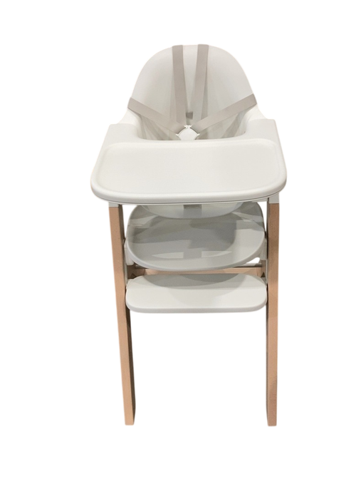 Shop Mockingbird High Chair, 2.0, Natural Beech, White at GoodBuy Gear