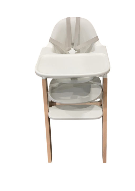 Shop Mockingbird High Chair, Natural Beech, White at GoodBuy Gear