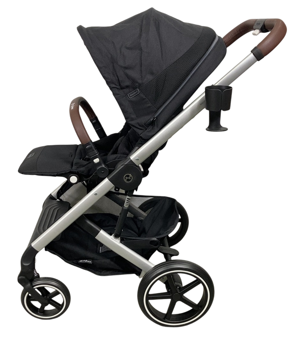 Shop Cybex Balios S Lux Stroller, 2024, Moon Black, Silver at GoodBuy Gear