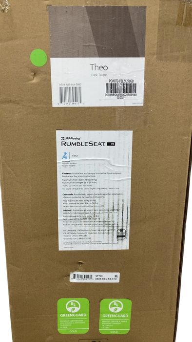 Shop UPPAbaby RumbleSeat V3, Theo (Dark Taupe), 2025 at GoodBuy Gear