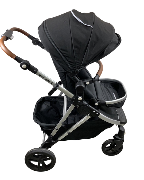 Shop Mockingbird Single to Double 2.0 Stroller, 2024, Silver With Penny Leather, Sky, Watercolor Drops at GoodBuy Gear