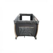 Shop Monbebe Play Yard with Full-Size Rocking Bassinet, Castle Point at GoodBuy Gear