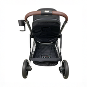 Shop Cybex Gazelle S Modular Stroller, 2024, Moon Black, Silver Frame at GoodBuy Gear