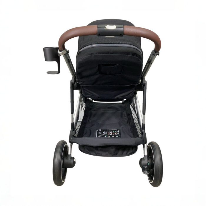 Shop Cybex Gazelle S Modular Stroller, 2024, Moon Black, Silver Frame at GoodBuy Gear