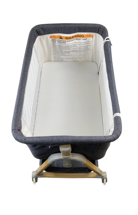 Shop HARPPA 3-in-1 Baby Bassinet Bedside Sleeper, Dark Grey at GoodBuy Gear
