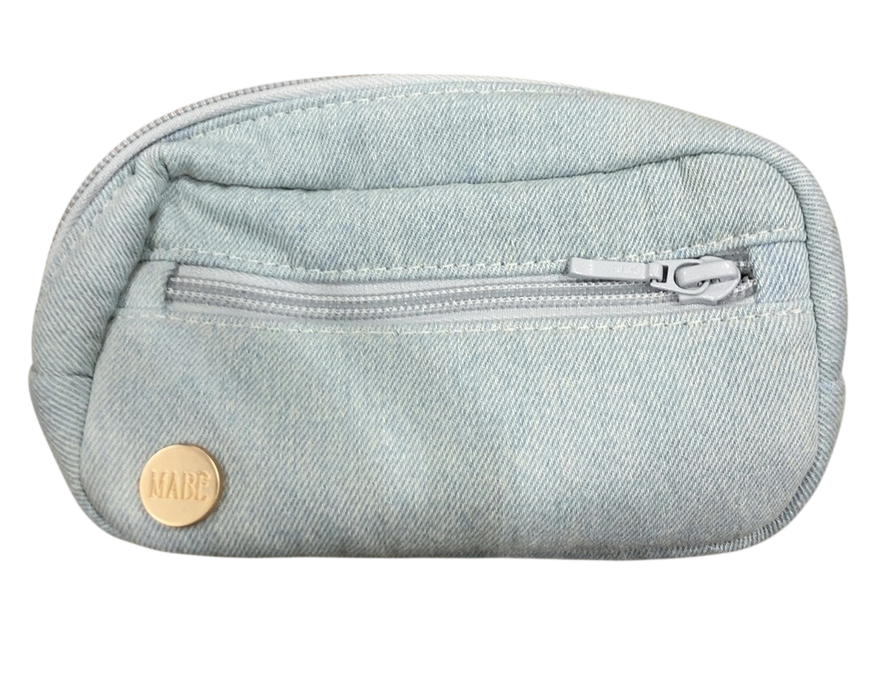 Shop Mabē Monarch Accessory Bag, Dream Wash Denim at GoodBuy Gear