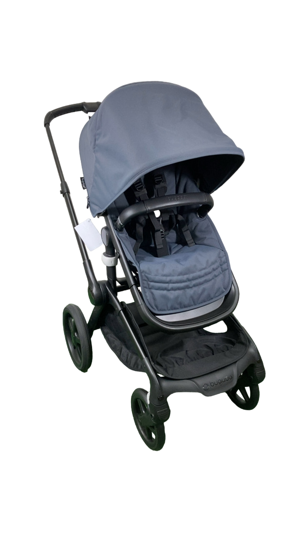 Bugaboo Fox 5 Stroller, 2024, Black Frame, Stormy Blue