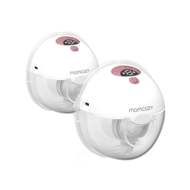 Momcozy All-in-one M5 Double Wearable Breast Pump, Cozy Red