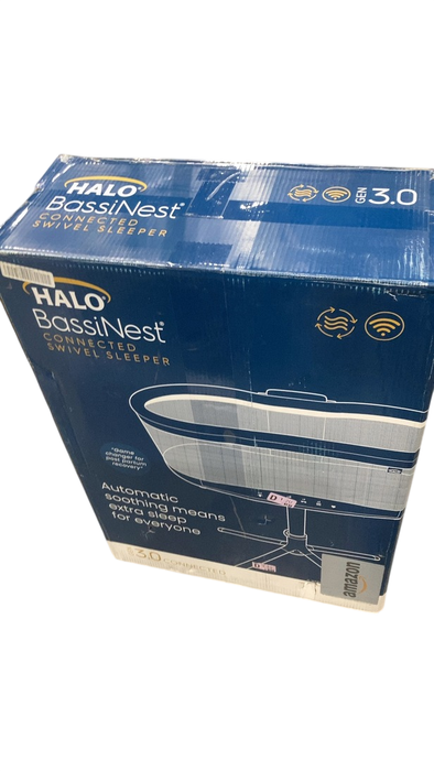 Shop Halo BassiNest Connected Swivel Sleeper 3.0, White/Grey at GoodBuy Gear
