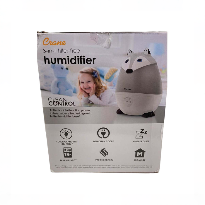 Shop Crane Adorable Ultrasonic Cool Mist Humidifier, Fox at GoodBuy Gear