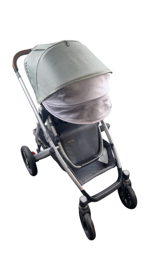 Shop UPPAbaby VISTA Stroller, 2019, Emmett (Green Melange) at GoodBuy Gear