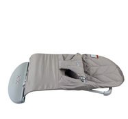 Shop BabyBjorn Bouncer Bliss, Light Gray Frame, Sand Gray Cotton Petal Quilt at GoodBuy Gear