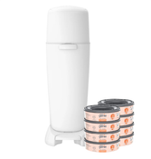 Shop Diaper Genie Complete Diaper Pail Gift Set, White at GoodBuy Gear