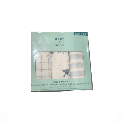 Shop Aden + Anais Cotton Muslin Wash Cloths (Set Of 3), Rising Star at GoodBuy Gear