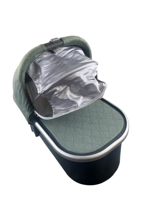 Shop UPPAbaby Bassinet, Emmett (Green Melange) at GoodBuy Gear