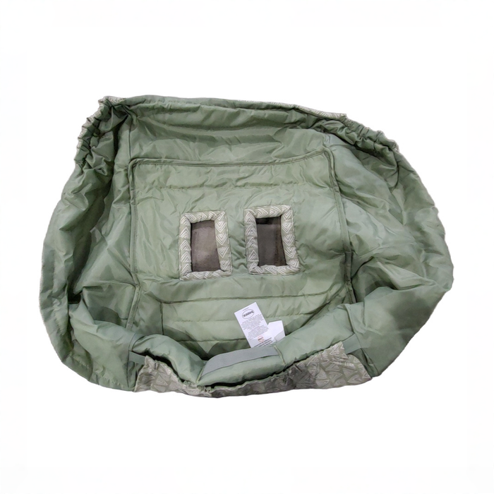 Shop DRAFT - Boppy Shopping Cart And High Chair Cover, Happy green leaf at GoodBuy Gear