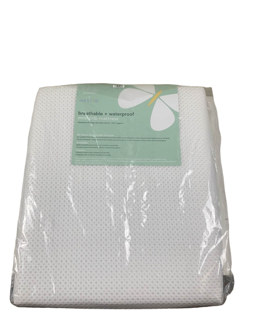 used Lullaby Earth Breeze Mini Crib Mattress