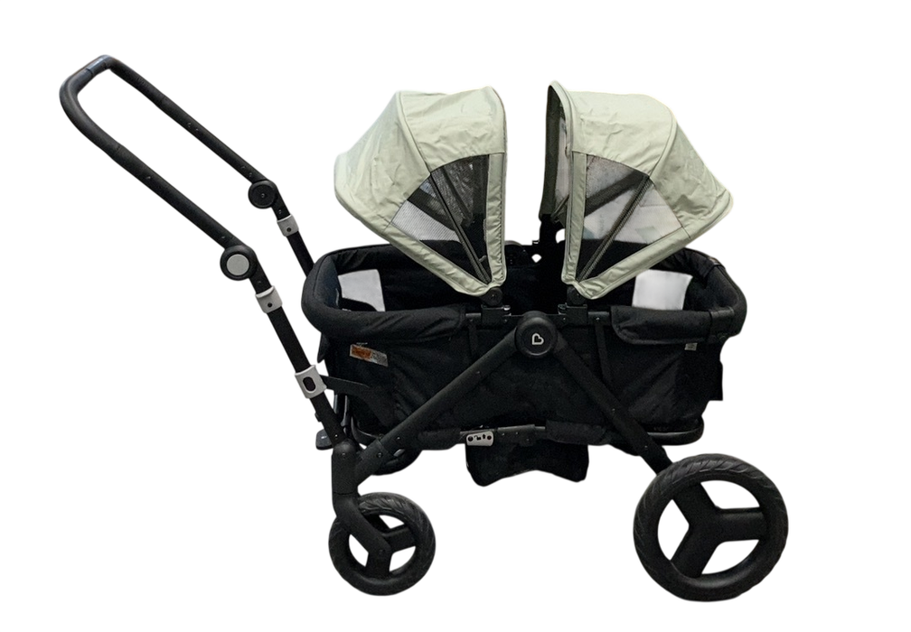 Shop Munchkin Ultra-lite Stroller Wagon, Black, Sage at GoodBuy Gear