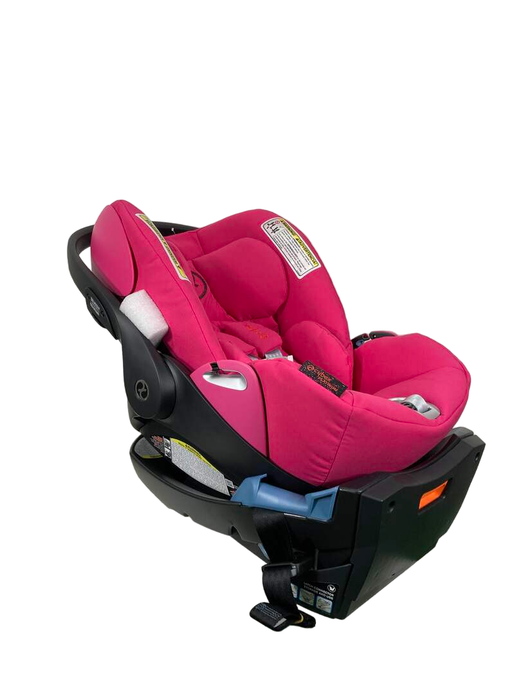 used Cybex Cloud Q Infant Car Seat with SensorSafe, Passion Pink, 2021