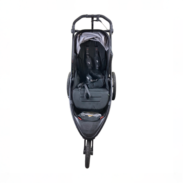 Shop Baby Jogger City Prix Jogger x Bike Trailer, 2024, Ambition Black at GoodBuy Gear