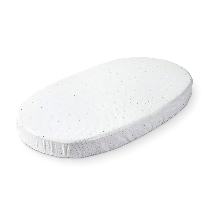 Stokke Sleepi Fitted Sheet By Petit Pehr, Rainbow Dot