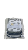 Shop Burt's Bees Baby Organic Lap Shoulder Bib 5 Pack, Wandering Elephants at GoodBuy Gear