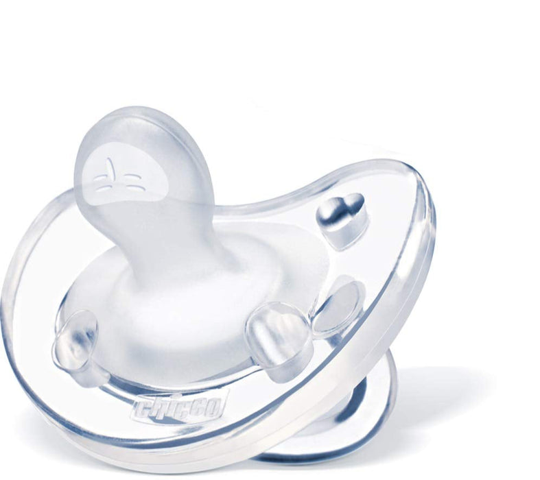Shop Chicco PhysioForma Soft Silicone Orthodontic Pacifier, 0-2 months, 1 pack, Clear at GoodBuy Gear