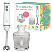 Shop Sage Spoonfuls 2-in-1 Baby Food Maker Immersion Blender, White at GoodBuy Gear