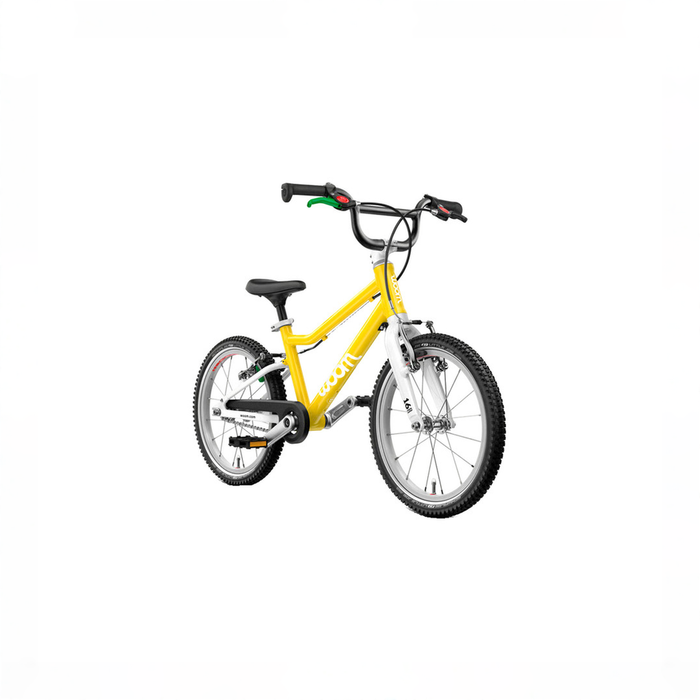 Shop Woom GO 3 Bike "16, Base Model, Vibrant yellow at GoodBuy Gear