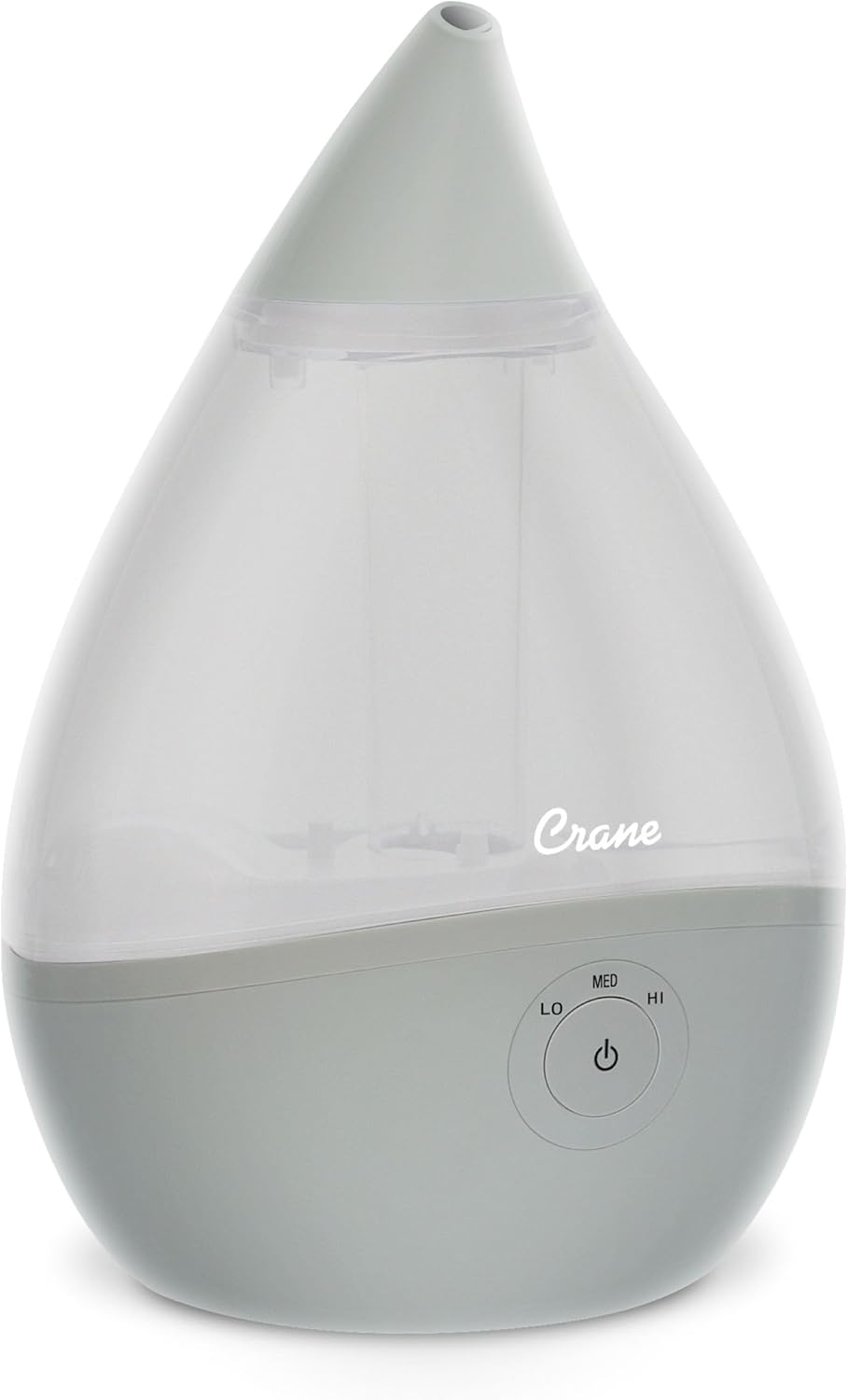 Crane Filter-Free Droplet Cool Mist Humidifier, Grey — GoodBuy Gear