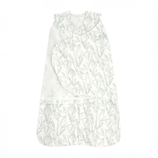 Shop Halo SleepSack Swaddle, Green Leaves, Small at GoodBuy Gear