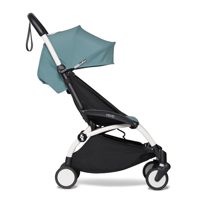 Babyzen YOYO2 Complete Stroller, White with Aqua, 2024